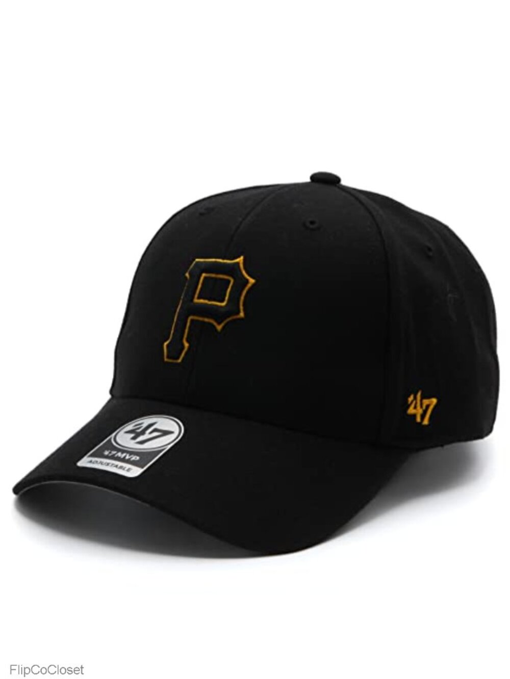 MLB Pittsburgh Pirates Baseball Cap Velcro Adjustable Structured Crown